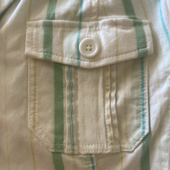 Vintage Guess Jeans stretch Stripe Blazer Jacket - Picture 5 of 11